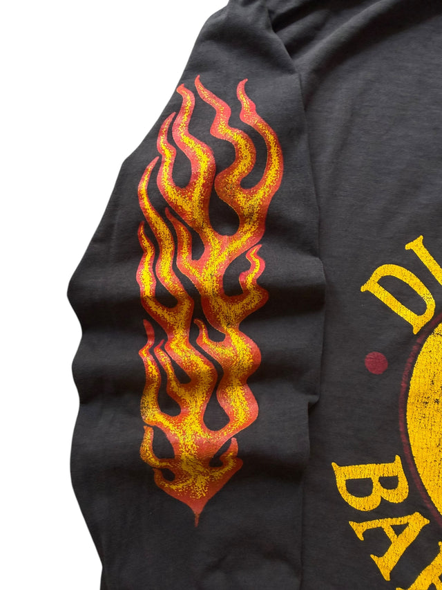 Faded 1990's Dino Biker Flames Long Sleeve