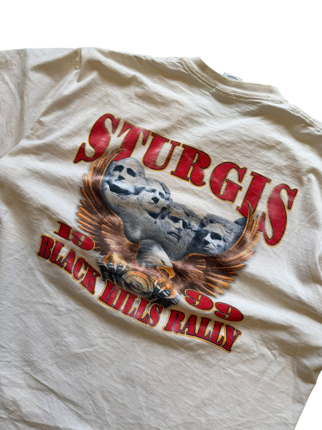 Vintage Sturgis 99 Black Hills Rally Eagle & Mt Rushmore Tee