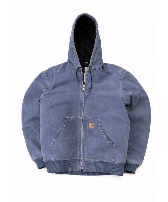 SLATE BLUE HOODED CARHARTT